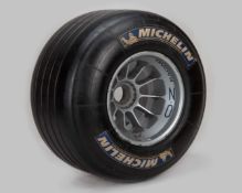 Red Bull Racing 2008 RB4 Rear Wheel and Tyre (Michelin Groove Rear)