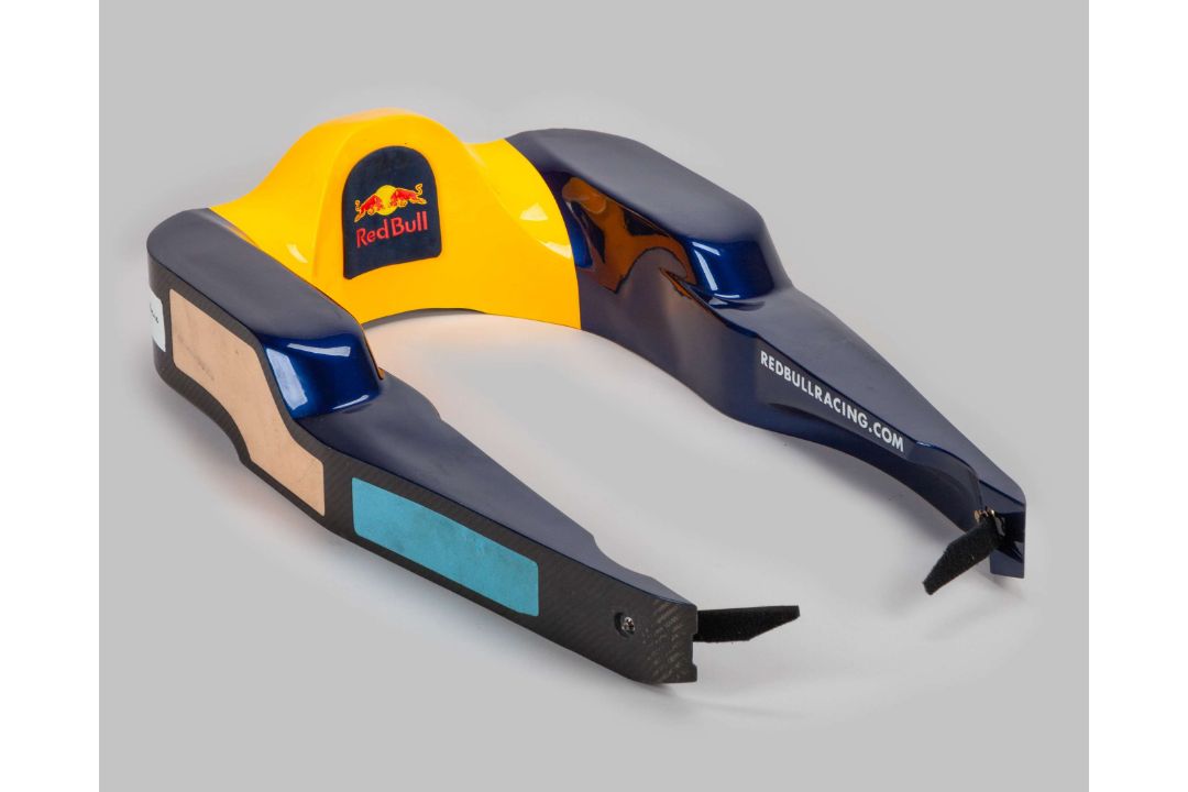 Red Bull Racing 2011 RB7 Race Used Headrest - Image 1 of 4