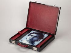 Ayrton Senna Diamond Sprayed Limited Edition Book in Carbon Briefcase