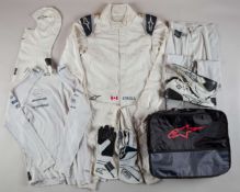 Lance Stroll 2017 Williams Test Used Complete Race Wear Set