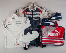 Pastor Maldonado 2012 Williams Used Race Wear Set