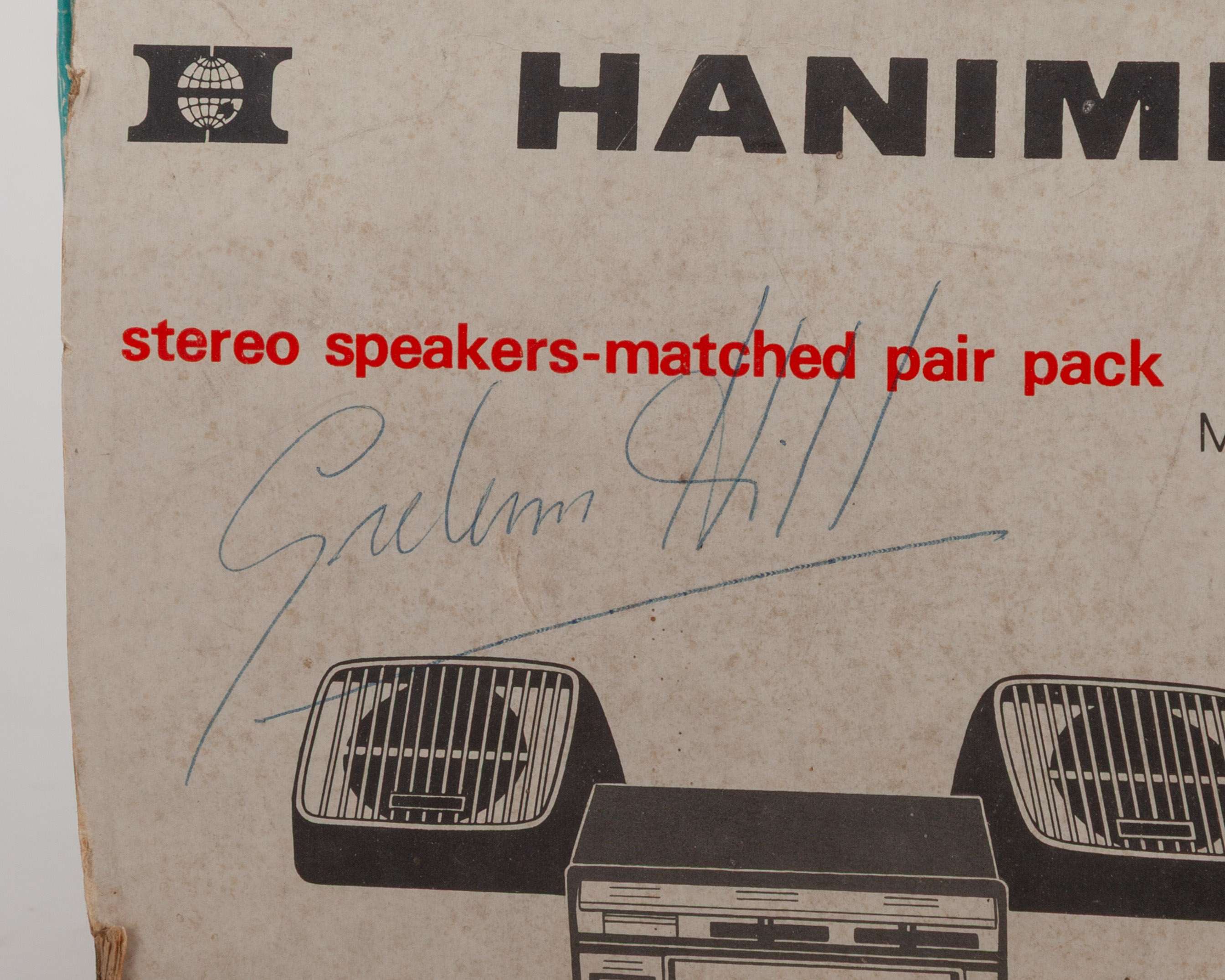 Graham Hill 1975 Autographed Car Radio - Image 3 of 4