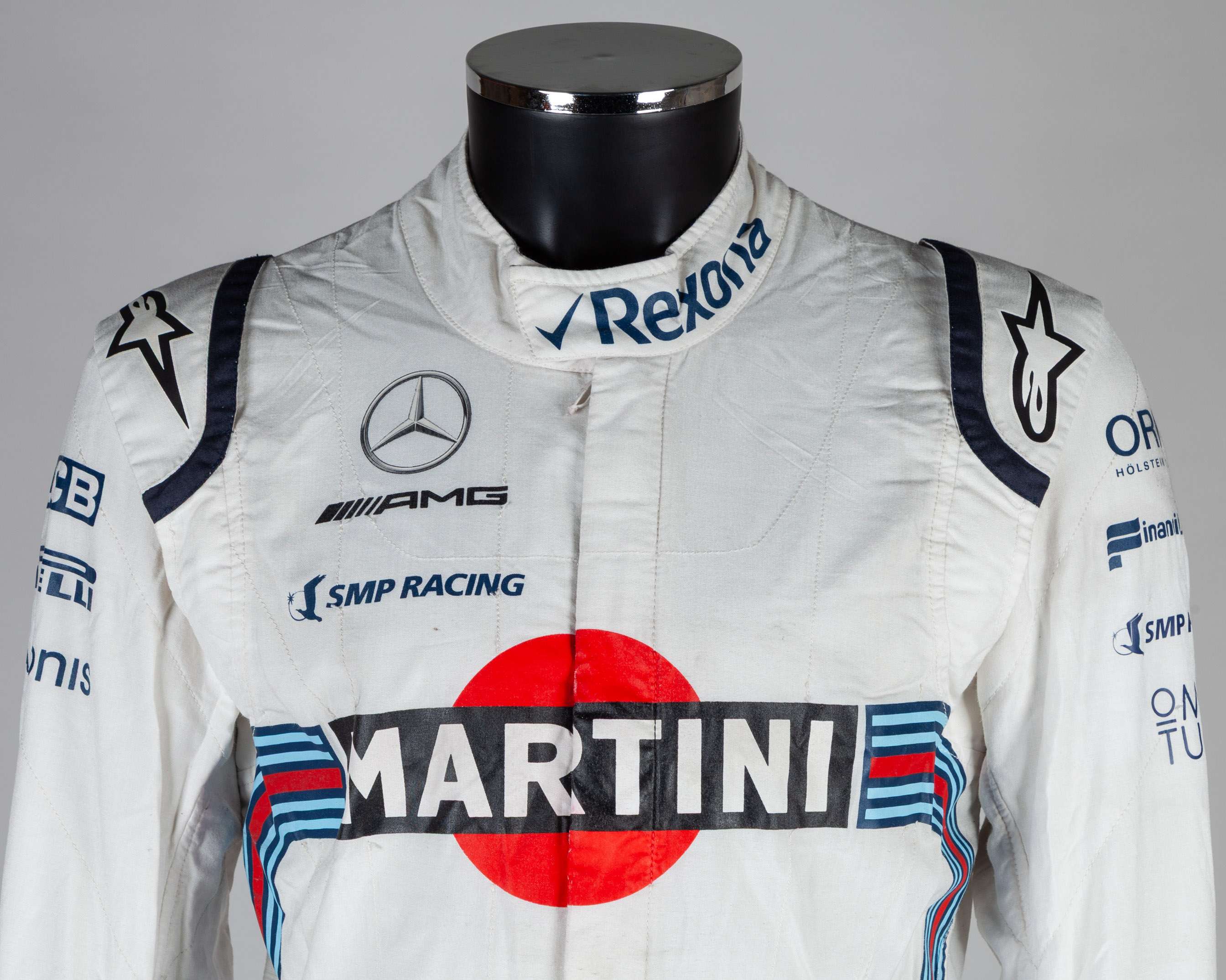 Sergey Sirotkin 2018 Williams Martini Racing Race Used Race Suit - Image 4 of 7