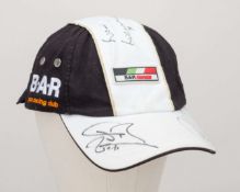 British American Racing&nbsp;(BAR) Honda Signed Cap