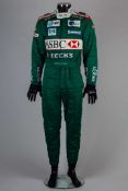 Pedro de la Rosa 2002 Jaguar Racing F1 Race Used Race Suit