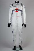Lance Stroll 2018 Williams Martini Racing Race Used Race Suit