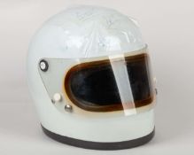 Ayrton Senna 1974 Signed and Used Karting Helmet