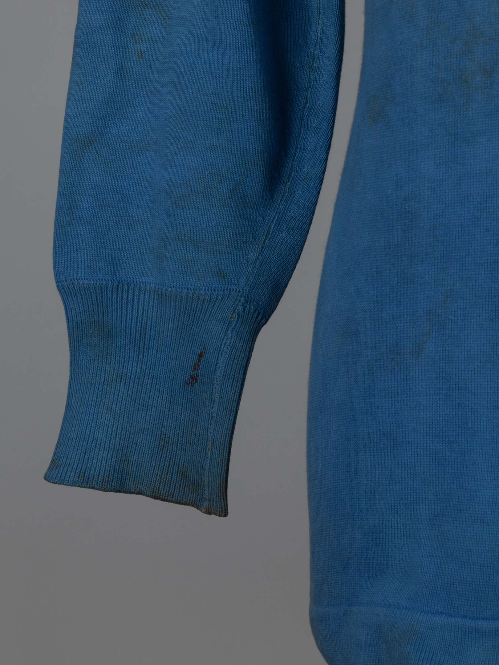 George Hicks cornflower blue Manchester City match worn F.A.Cup Final match worn shirt, 1926 - Image 5 of 9