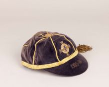 Sammy McIlroy blue Northern Ireland International cap, 1985-86