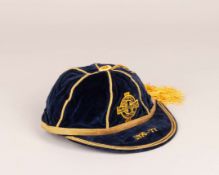 Sammy McIlroy blue Northern Ireland International cap, 1977-76