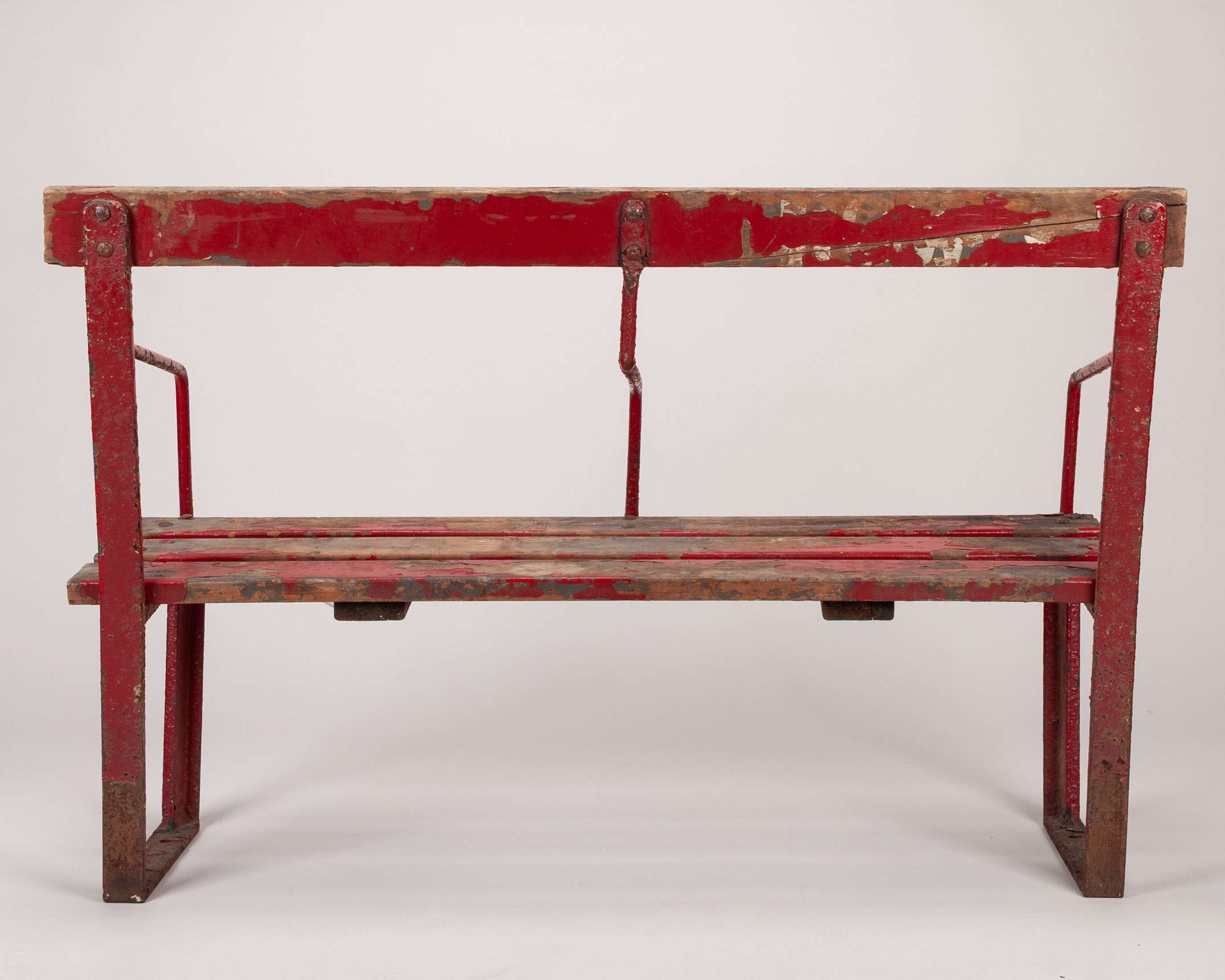 Manchester United an original supporters two seat bench - Image 3 of 5