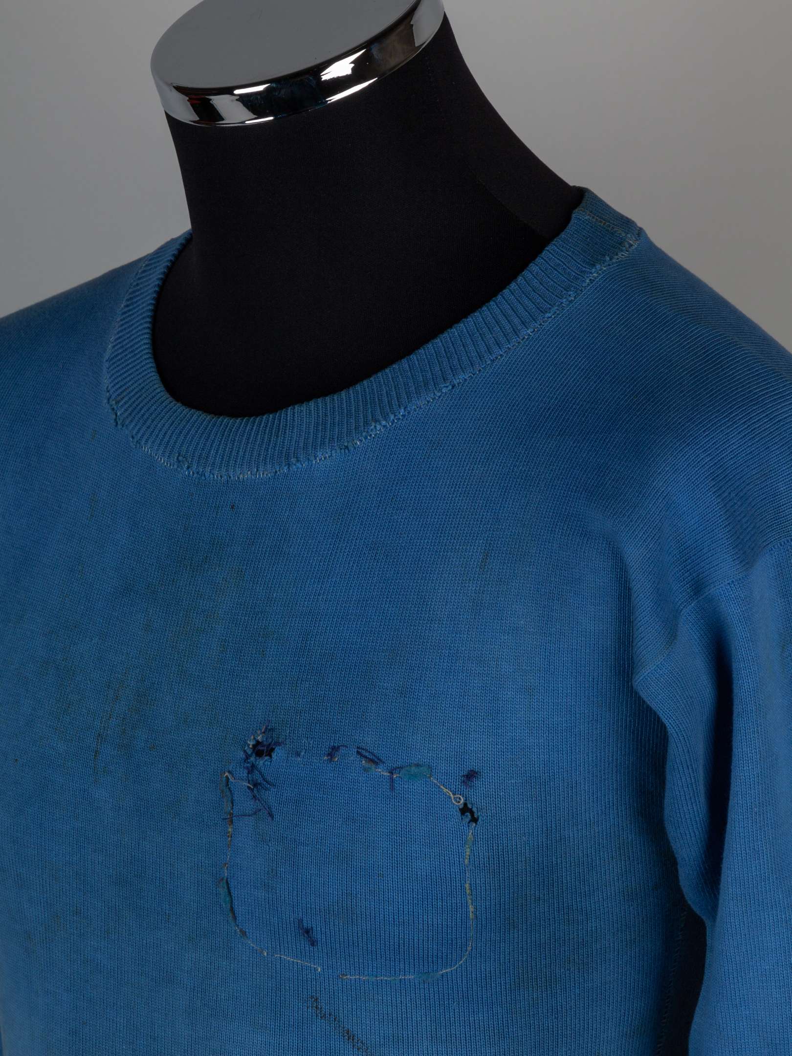 George Hicks cornflower blue Manchester City match worn F.A.Cup Final match worn shirt, 1926 - Image 7 of 9