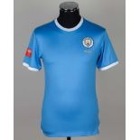 Riyad Mahrez sky-blue and white No.26 Manchester City Community Shield shirt, 2019