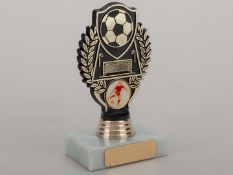 George Best Friendly Trophy, 1983, with plaque inscribed Nuneaton Borough v Coventry City