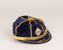 Sammy McIlroy blue Northern Ireland cap, 1981