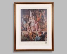 The Art of the Game colour lithograph by Michael Browne limited edition print