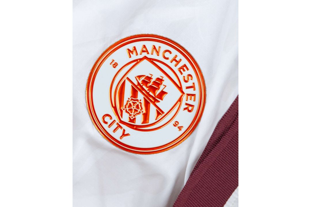 Kalvin Phillips white and maroon No.4 Manchester City match prepared shirt, 2023 - Image 3 of 4