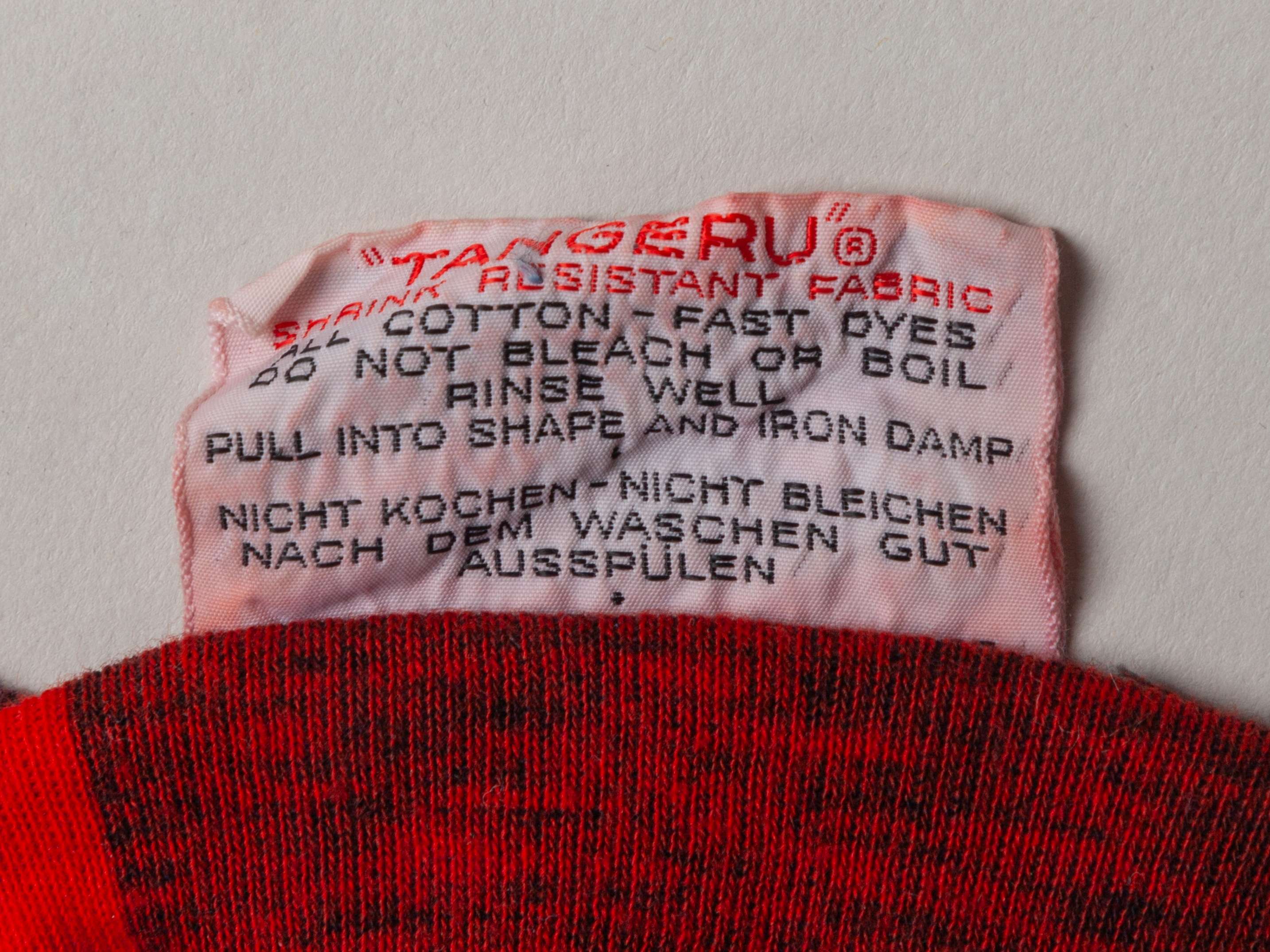 Tommy Booth red and black No.5 Manchester City match worn F.A. Cup Final, 1969 - Image 6 of 8