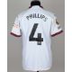 Kalvin Phillips white and maroon No.4 Manchester City match prepared shirt, 2023 - Image 2 of 4