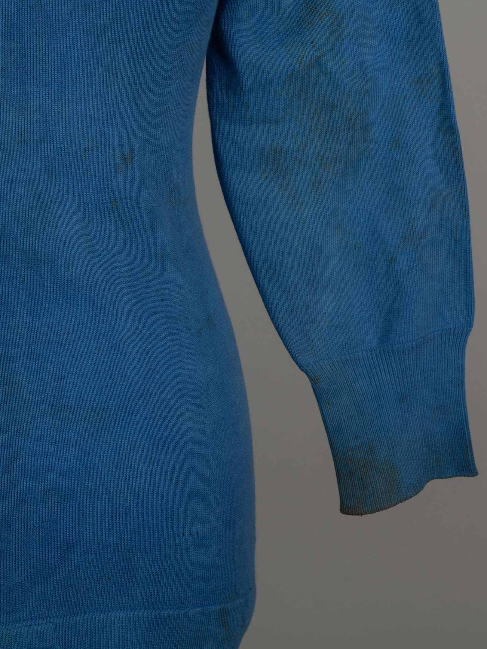 George Hicks cornflower blue Manchester City match worn F.A.Cup Final match worn shirt, 1926 - Image 6 of 9