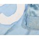 Billy Sowden rare sky-blue and white No.9 Manchester City match worn shirt, 1953 - Image 4 of 4