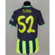 Oscar Bobb yellow and blue No.52 match issued short-sleeved shirt, 2025 - Image 2 of 5
