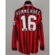Nicky Sumberbee black and red No.16 Manchester City match worn long-sleeved shirt, 1995-96 - Image 2 of 4