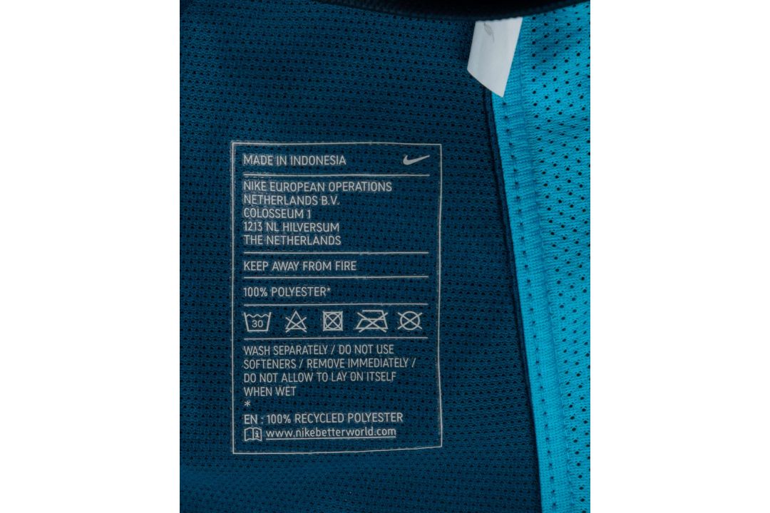 Raheem Sterling blue No.7 Manchester City match worn short-sleeved shirt, 2016 - Image 5 of 5