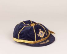 Sammy McIlroy blue Northern Ireland International cap, 1983-84