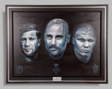 Mavo (20th Century) The Transformadors, original oil painting&nbsp;