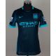 Raheem Sterling blue No.7 Manchester City match worn short-sleeved shirt, 2016 - Image 1 of 5