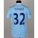 Carlos Tevez sky-blue and white No.32 Manchester City shirt v Wigan Athletic, 2011 - Image 2 of 5
