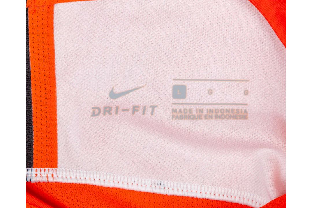 Ederson orange and black No.31 Manchester City match worn short-sleeved shirt, 2019 - Image 4 of 5