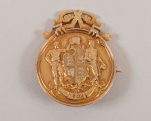 Herbert Burgess 15ct gold Manchester City F.A.Cup Winners medal 1904