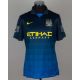 Frank Lampard blue No.18 Manchester City match worn short-sleeved shirt, 2014 - Image 1 of 5