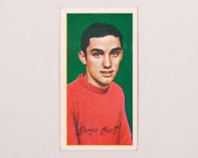 Extremely rare George Best 1964 Famous Footballers Card, No.29