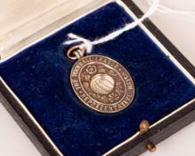 Tommy Taylor silver-gilt Inter-league Medal, 25th April 1956&nbsp;