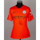 Ederson orange and black No.31 Manchester City match worn short-sleeved shirt, 2019 - Image 1 of 5