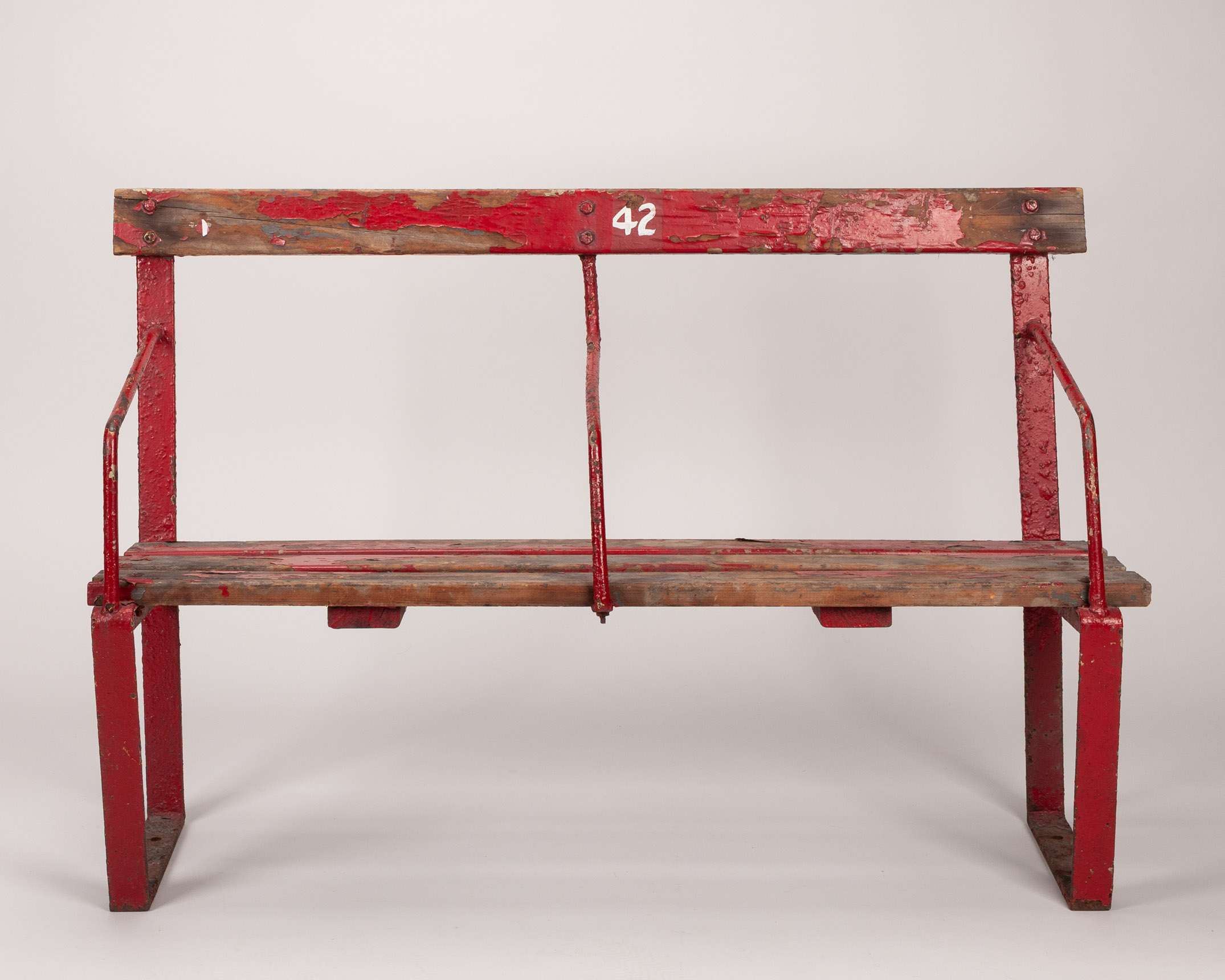 Manchester United an original supporters two seat bench - Image 2 of 5
