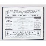 Scotland v. England VIP match programme, 1st April 1933