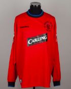 Billy Thomson red un-numbered Rangers 2005 Cup Final goalkeepers shirt