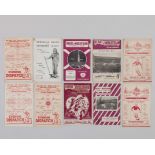 A collection of Heart of Midlothian match programmes from lates 1940s-1960s