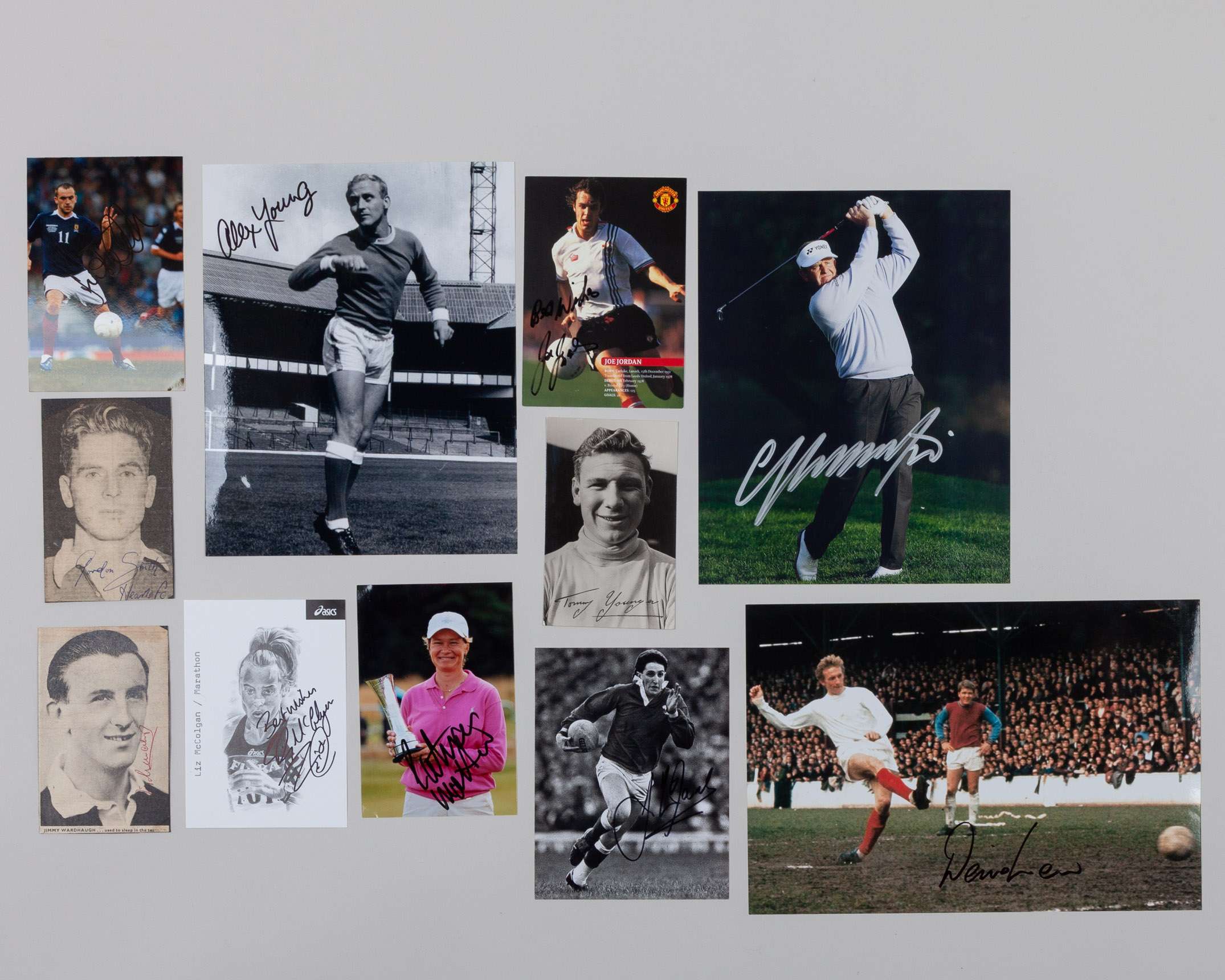 A collection of Scottish Sportsmen and Women autographs&nbsp;