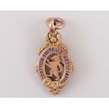 James Marshall 9ct gold and enamel Rangers Scottish Cup Winner medal, 1929-30