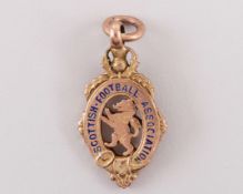James Marshall 9ct gold and enamel Rangers Scottish Cup Winner medal, 1929-30