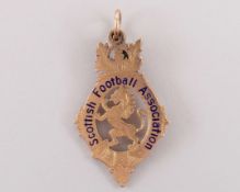 James Marshall 15ct gold and enamel Rangers v. Kilmarnock Scottish Cup Winner medal, 1931-32