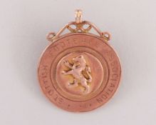 James Reid 9ct gold Scotland v. Wales International medal, 1919-20