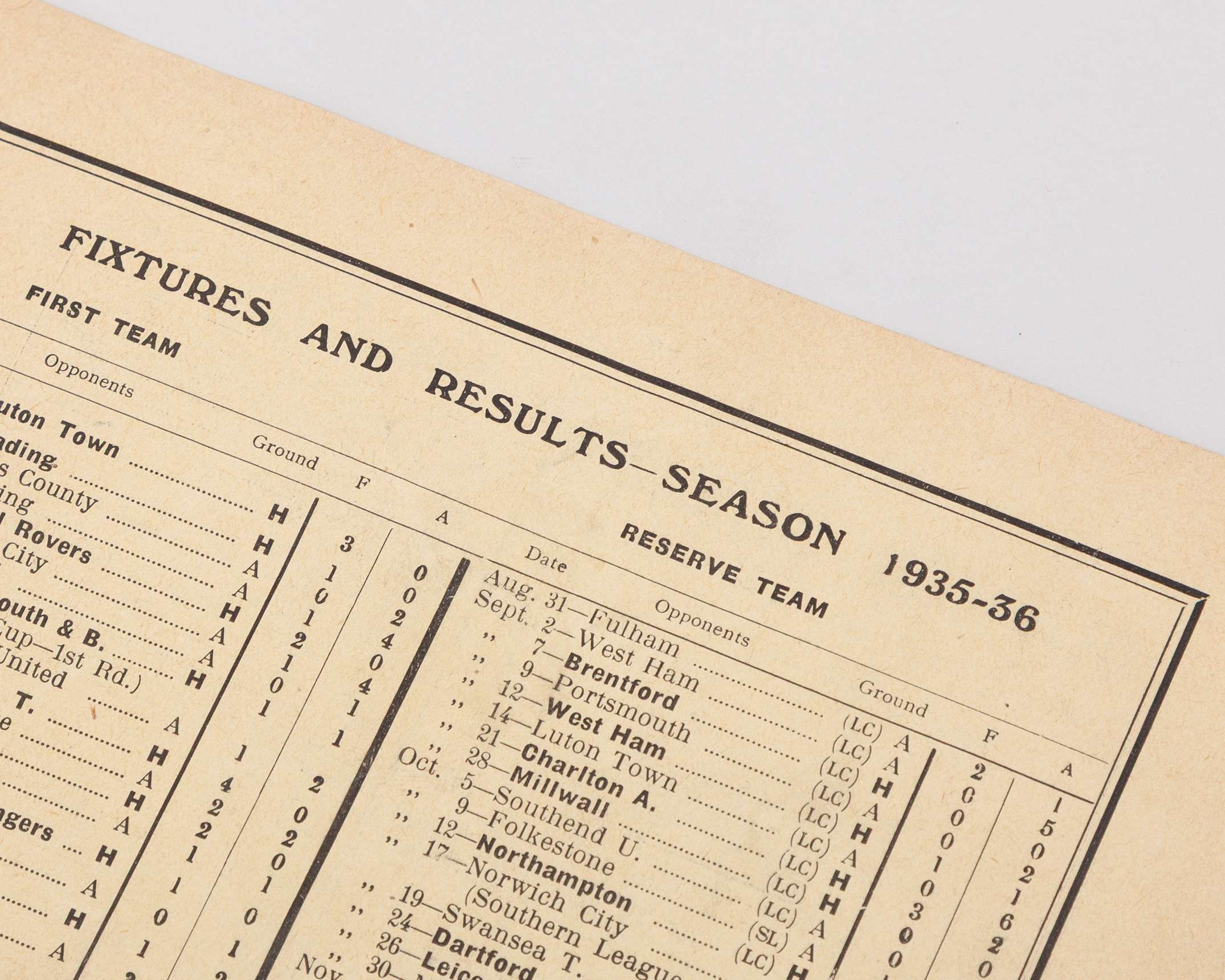 Clapton Orient v. Motherwell Friendly match programme, 30th April 1936 - Image 3 of 3