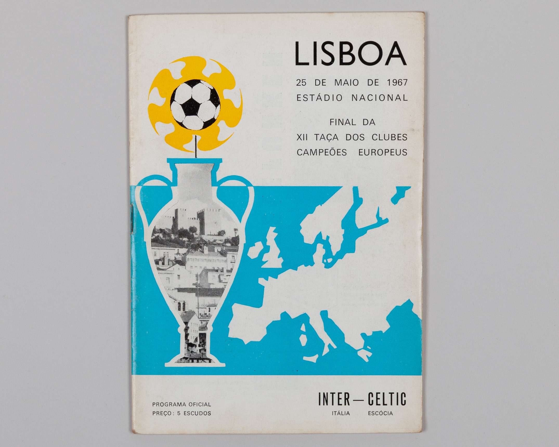 Celtic v. Inter Milan, European Cup Final match programme, 25th May 1967&nbsp; - Image 2 of 3
