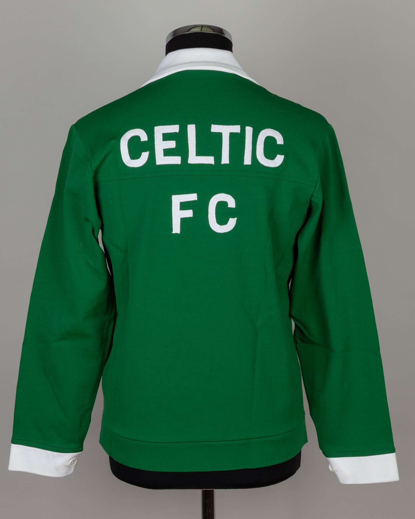 Green and white Celtic v. Rangers 1978 League Cup tracksuit top - Image 2 of 4
